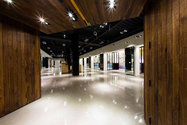Aritzia Store - Ardex PC-T Polished Concrete Topping.
