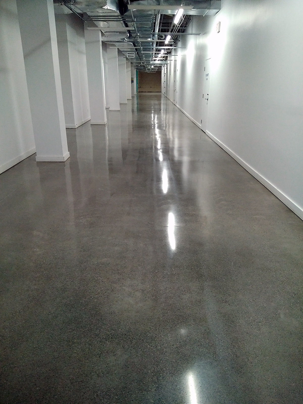 Concrete Polished Floor Completed TTM Finishes Inc.